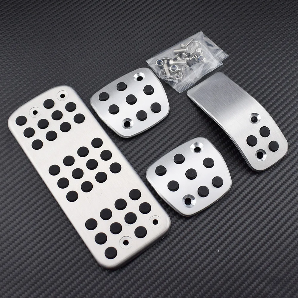 Accessories For Peugeot 206 CC 206CC AT MT Auto Manual 2005 2006 2007 2008 2009 Brake Pedal Pedales Sticker Cover Styling