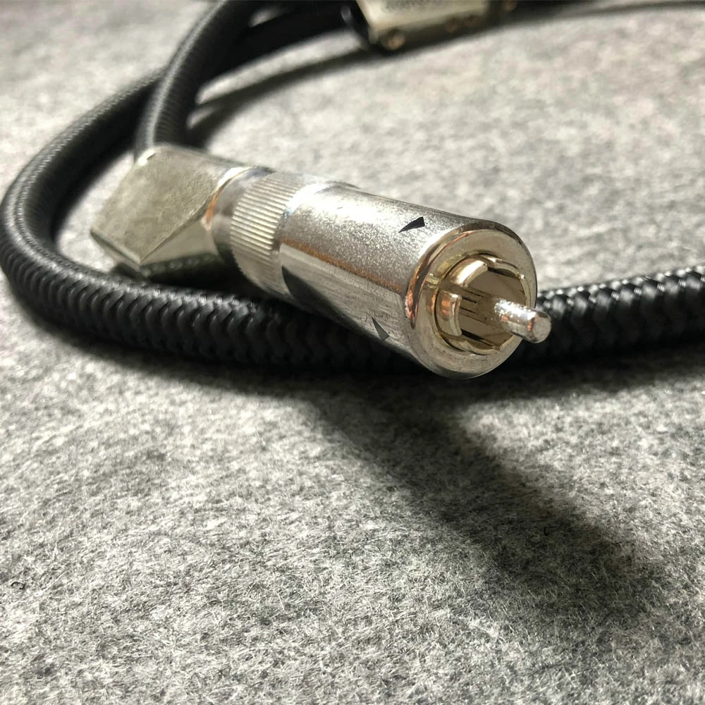 

Audiophile Audio Adapter WEL SIGNATURE Silver Plated RCA Plug Connector