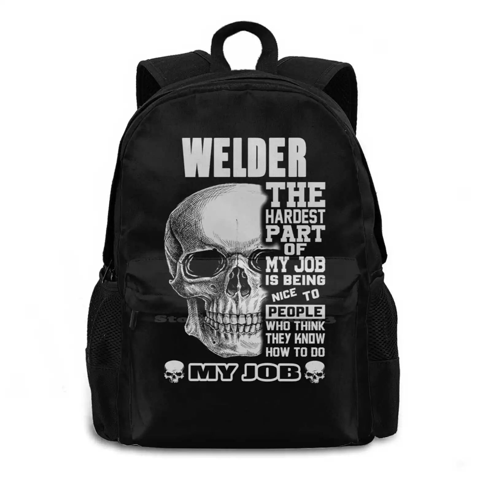 School Bags Travel Laptop Backpack Moracle Funny Job Title Welding S Funny Idea Weld Welding Funny Popular Items Latest Design