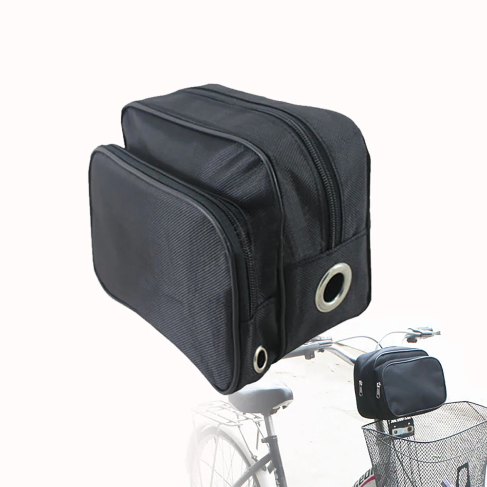 Bicycle Battery Front Bag Oxford Cloth Bag Rainproof Wear-resistant ebike Battery Bike Bag Bicycle Accessories