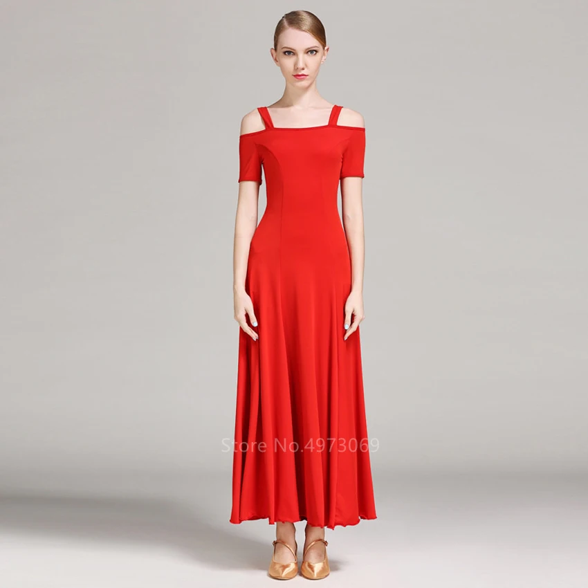 Vestido flamenco sem alças para mulheres, vestido cigano feminino, traje de dança do ventre sem alças, vestido sem alças para salão de baile, espanhol, cor sólida