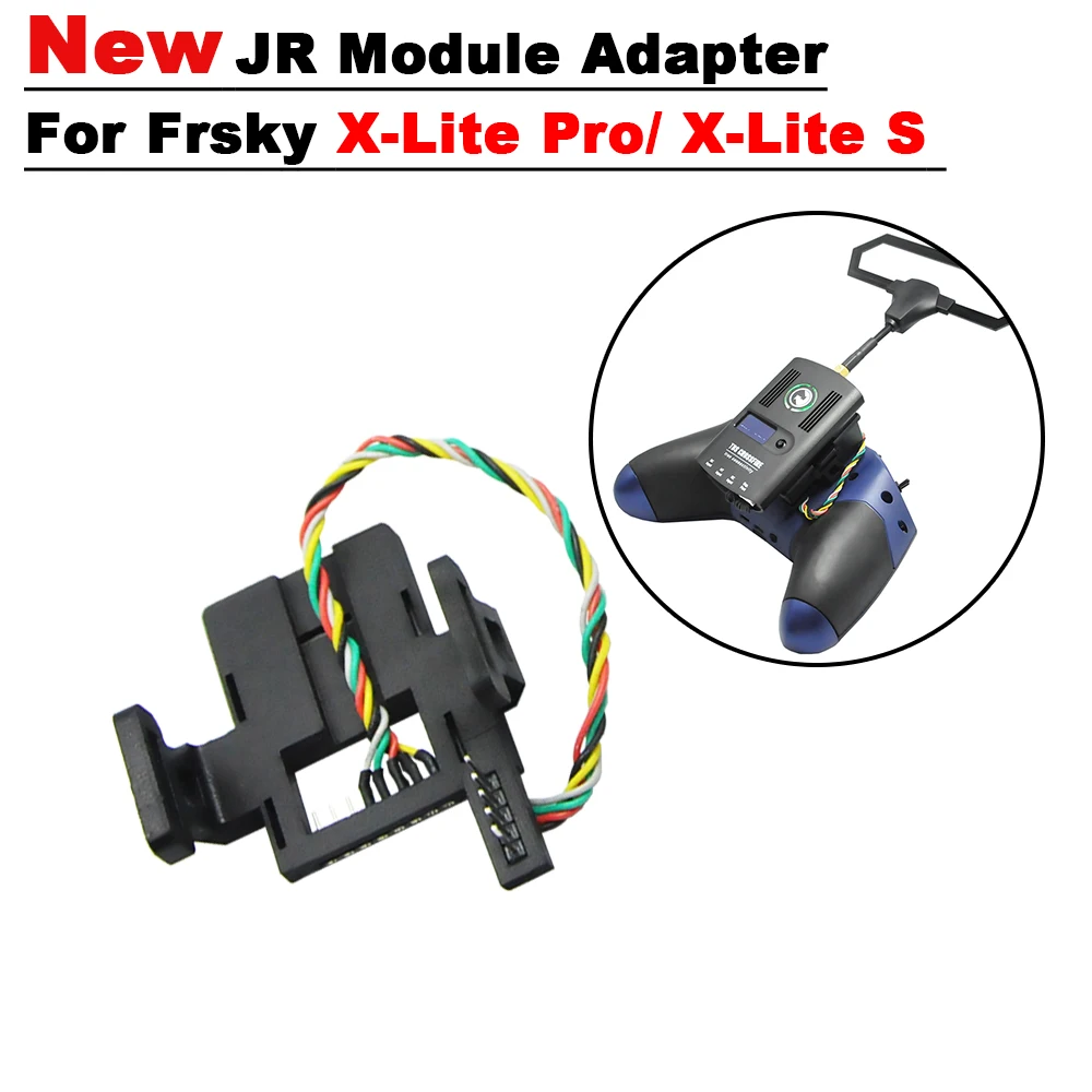 Nuovo adattatore per modulo JR per Frsky xlite pro/ xlite s e Crossfire/ R9M 2019/iRangeX IRX4 Jumper modulo multiprotocollo TX/DJT/XJT