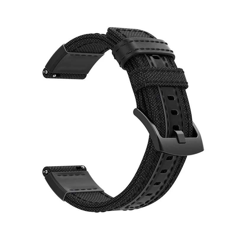 Leather Nylon Replacement Watch Band Wristband For Xiaomi Mijia Quartz Watch Quick Release Running Wrist Support Accessories