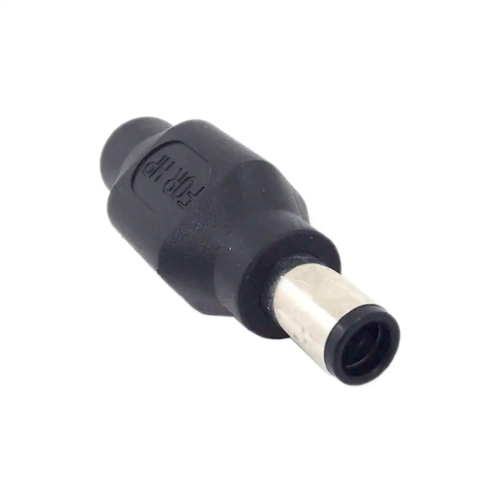 1Pair 7.4 x 5.0 mm DC Male to 5.5 x 2.1mm DC Female Power Plug Adapter Connector with chip for DELL for HP