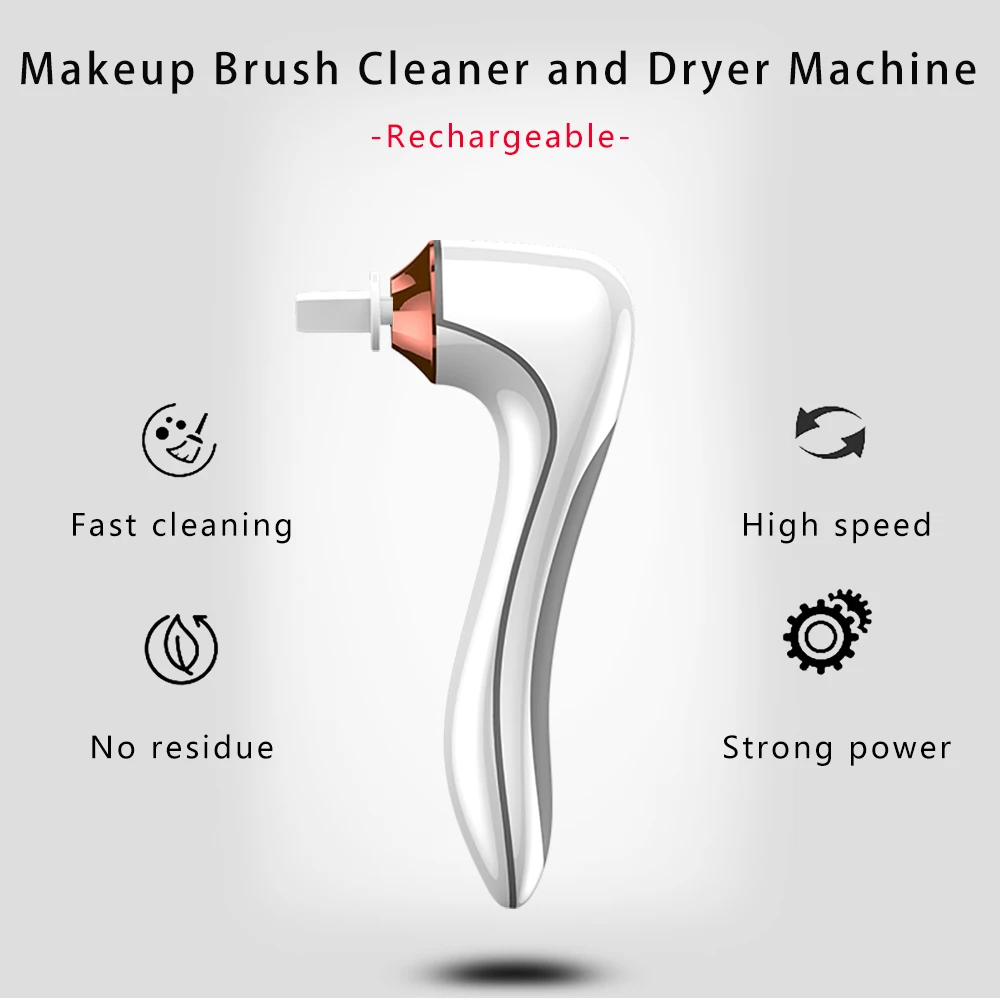 10 Seconds Makeup Brush Cleaner Fast Washing and Drying Cleaning Make Up Brushes Machine Cosmetics Tools Devices Free Shipping