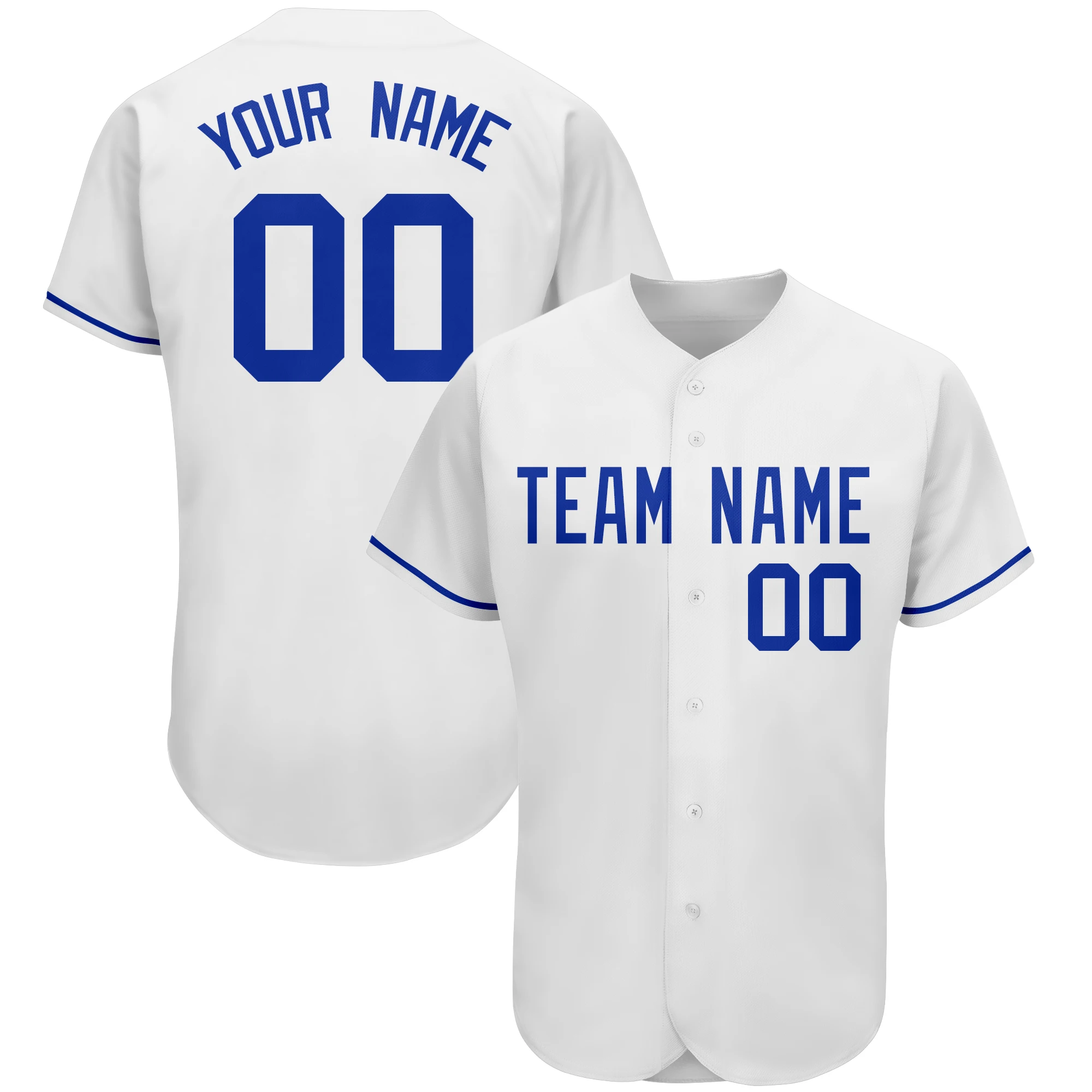 Cheap Custom Embroidered Baseball Jersey for Men/Women/Youth Designing Softball V-Neck Playing Tee Shirts With Team Name，Number