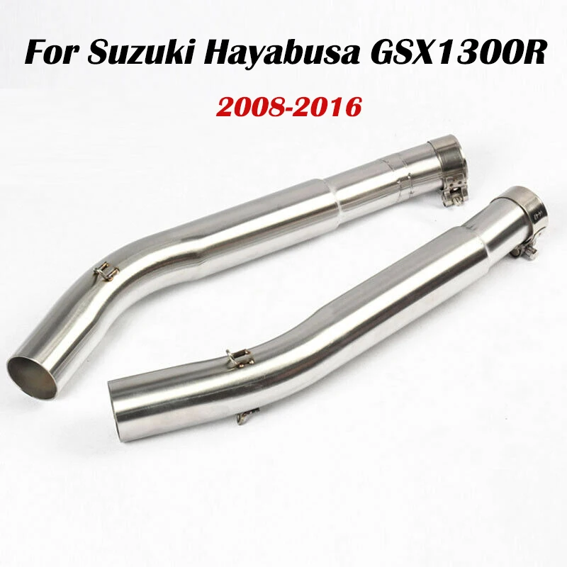 

For Suzuki Hayabusa GSX1300R 2008-2016 Motorcycle Exhaust Front Pipe Muffler Middle Link Connect Pipe Stainless Steel Slip On