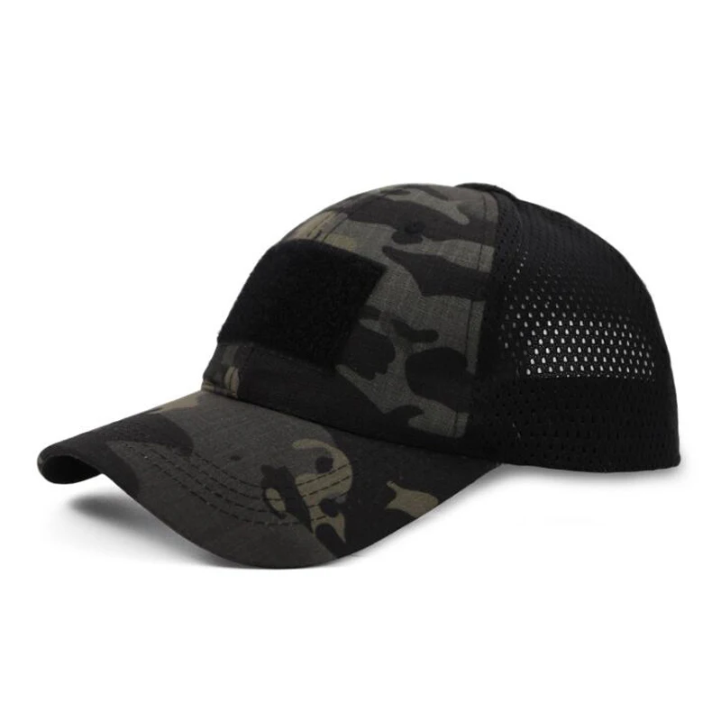 Outdoor Kryptek Black Multicam Hat Special Force Camo Mesh Cap Airsoft Hat dla mężczyzn Tactical Contractor Baseball Caps Hat