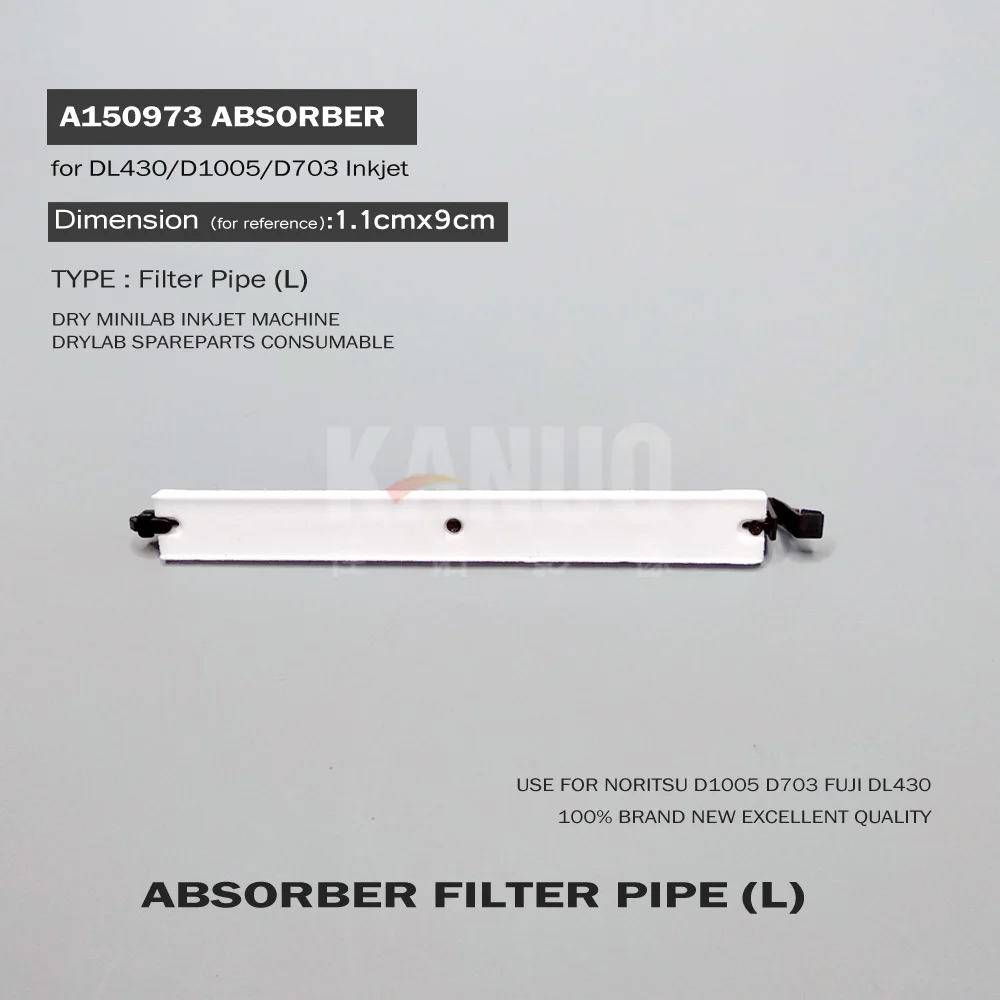 A150973 Absorber Filter Pipe (L) for Noritsu D1005 D703 Fuji DL430 Inkjet Machine Dry Minilabs