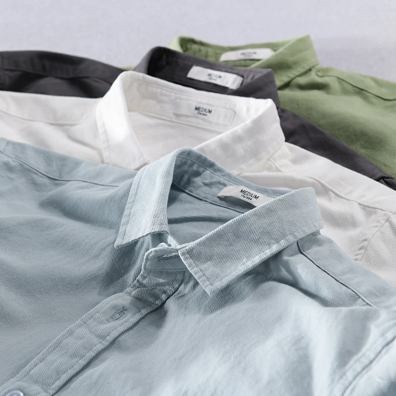 

100% хлопок, новая брендовая итальянская однотонная рубашка для мужчин, повседневные модные удобные рубашки, мужские топы, одежда, сорочка camisa