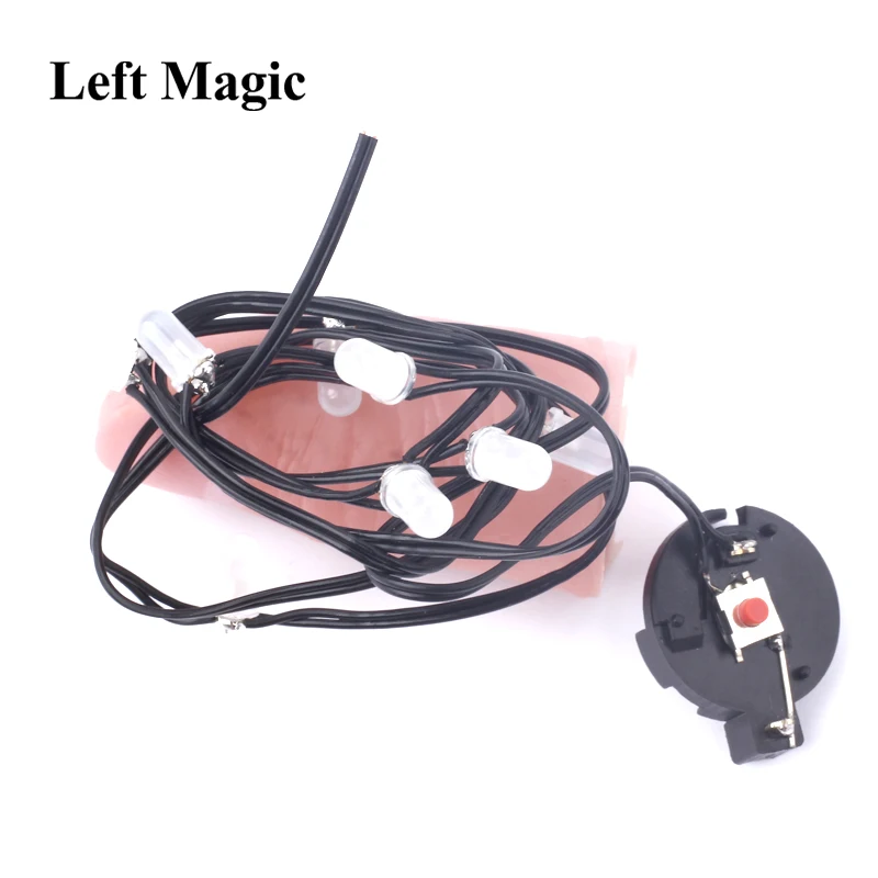 1 szt. Lights Up String-sztuczka, magia z bliska, mentalizm, magiczne rekwizyty sceniczne, komedia, zabawki Magia Classic Magie G8081