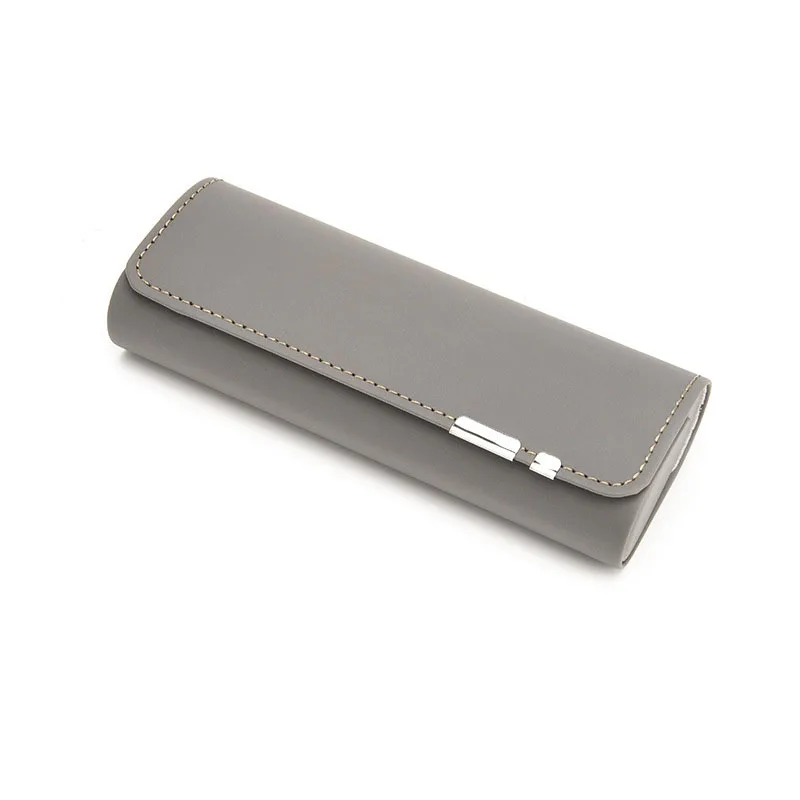 British Style Magnetic Spectacle Case New Leather Fashion Myopia High-end Unisex Spectacle Case Handmade Eye Spectacle Case