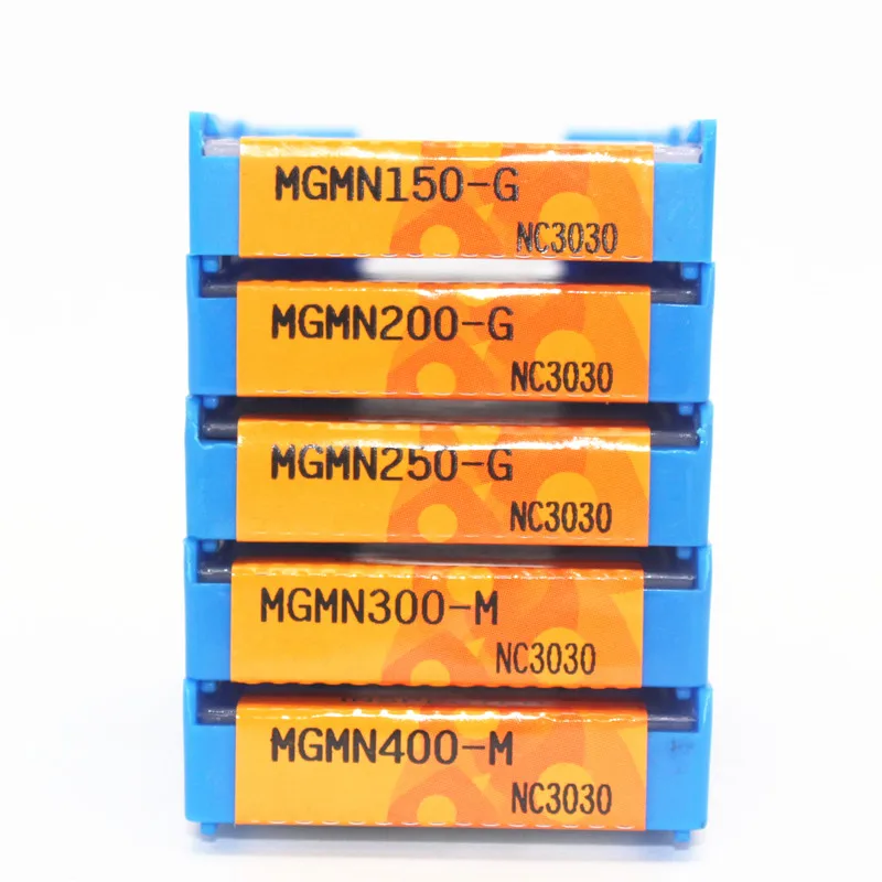 MGMN150 MGMN200 MGM300 MGMN400 NC3020 NC3030 PC9030 10 قطعة الحز كربيد إدراج CNC مخرطة القاطع تحول أداة cnc أداة