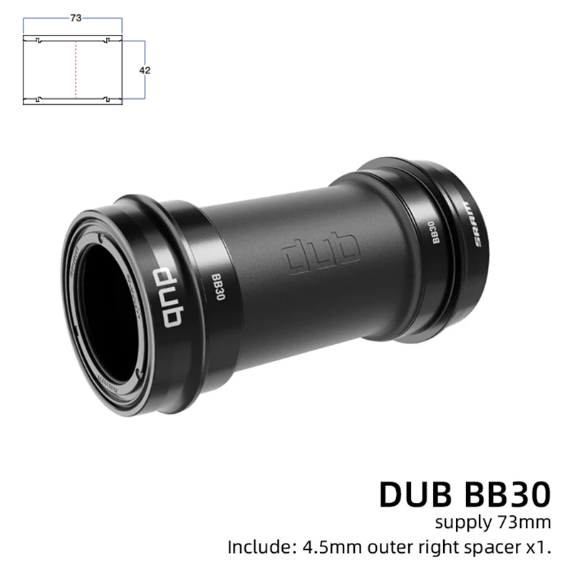 SRAM DUB Bottom Bracket BSA 68mm 73mm Thread BB30 PF30 Central Movemnt DUB PF92 Press Fit 92mm Pressfit Axis