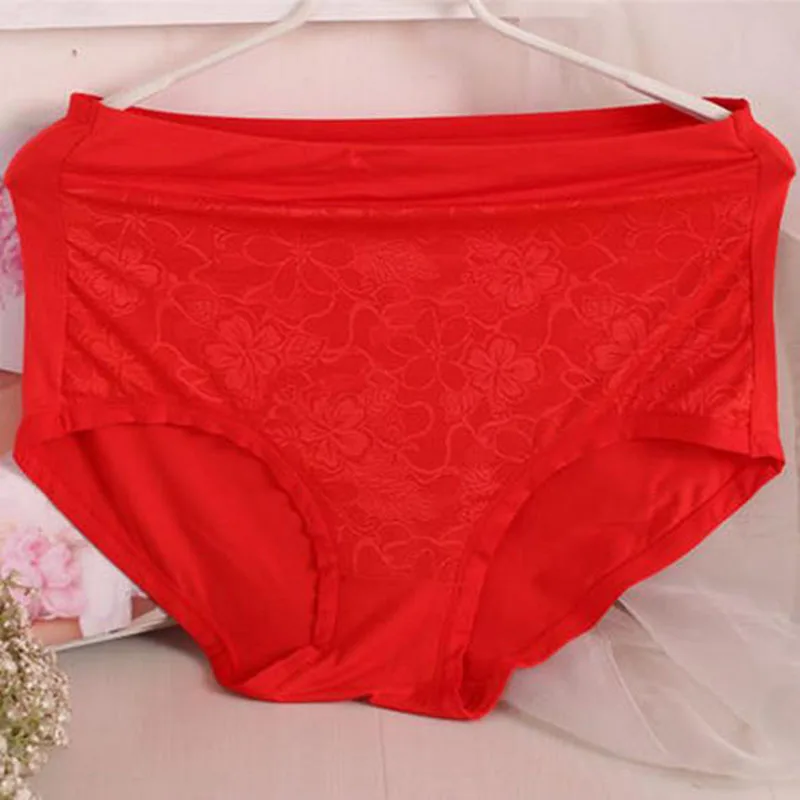 CP114 Plus Size Women Underwear 4 Pieces Modal Seamless Panties High Waist Ladies Lingerie Comfortable Underpants