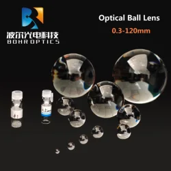 Fused Silica Ball Lens  1.25-12mm Optical Glass lens ball led co2 laser Telescope  Fiber Optic  Objective Lenses Endoscope