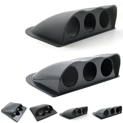 Universal black&carbon 2 inch/52mm dash board Dual&Triple gauge pod color Gauge Pod Mount Holder both for left&right hand drive