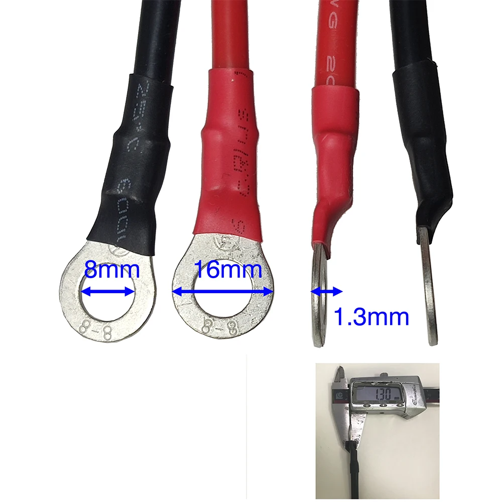 Adaptador de línea de Terminal tipo O EC5 de 10AWG a 8mm, conversión de Cable, enchufe de arranque de emergencia, accesorios para coche