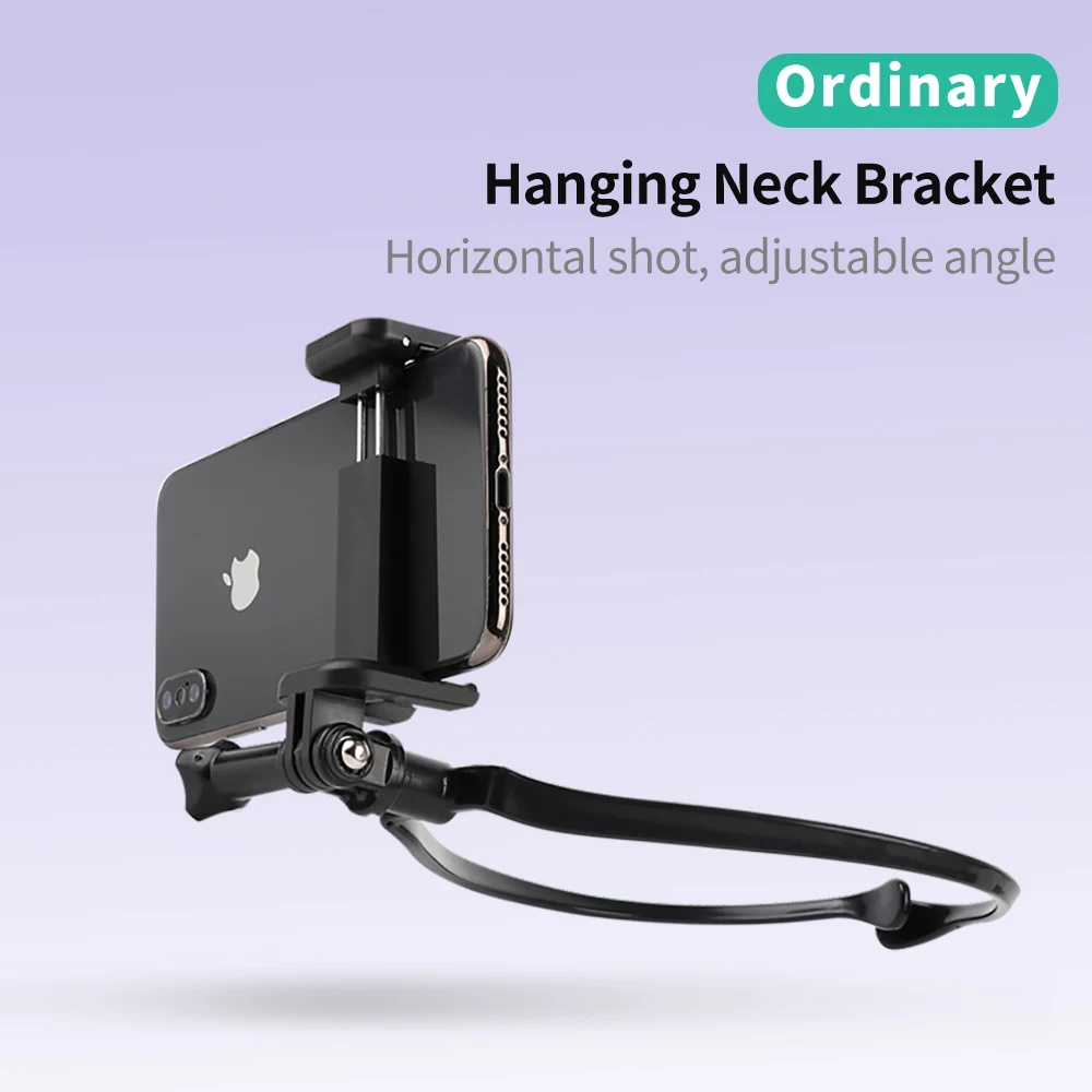 For Gopro Hero 10/9/8/7/6 iPhone phone Hanging Stand Sports Camera Neck Mount Lanyard Holder Strap Chest Fixed Base Accessories