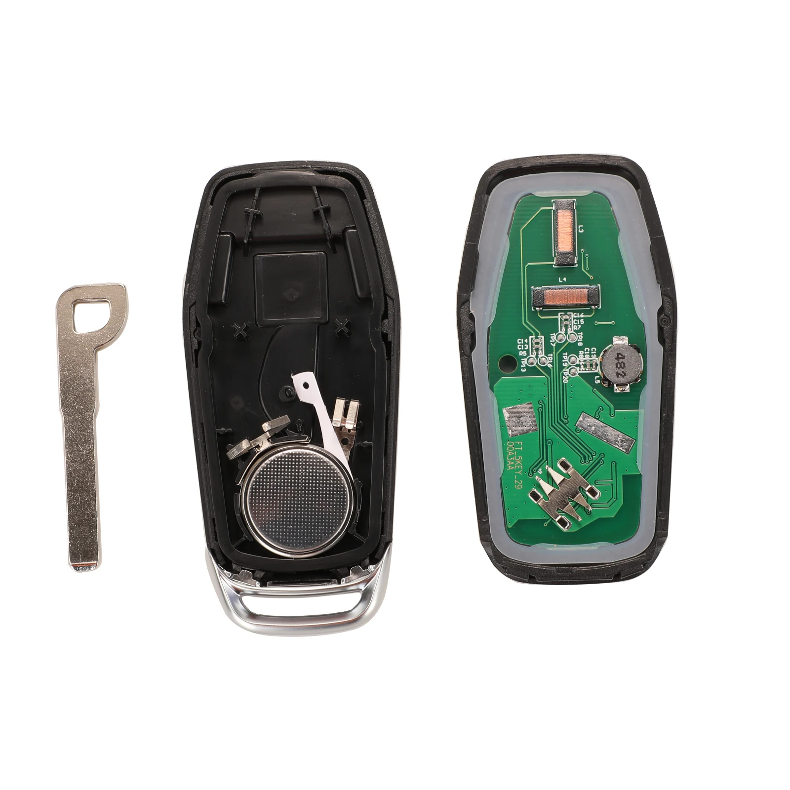 jingyuqin Remote Smart Car Key For Ford Mustang Edge Explorer Fusion Mondeo Kuka 3/4/5Buttons 433.92/434/868/902Mhz ID49 Chip