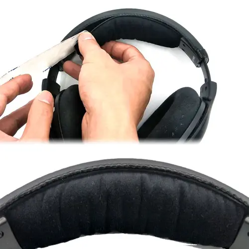 Imagen 2 del producto Cubierta de diadema para auriculares, banda para la cabeza, cojín de tela Flexible, Protector superior, reemplazo para Sennheiser HD598 599 569 HD515 595 5