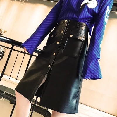 Top brand New Fashion 2020 Reak Genuine Sheep Leather Skirt G17  high quality