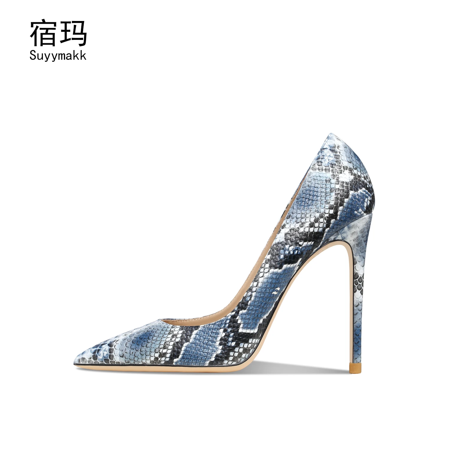 Heels For Women 2024 Luxury Women\'s Pumps Snake Pattern High Heels Shoes Sexy Wedding Shoes Female Stiletto Shoes Ladies Shoes