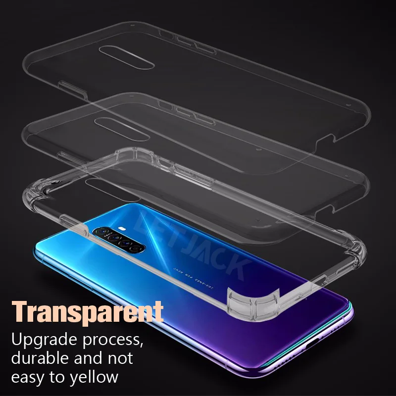 transparent silicone case for oppo reno 2 2z 2f 10x zoom case realme 8 7 x7 6 q3 pro gt 5g c67 c55 c51 c53 shockproof case cover