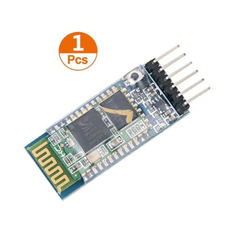 HC-05 Wireless Bluetooth RF Transceiver Master Bluetooth Module 6 Pin Wireless Serial Port Communication BT Module for Arduino