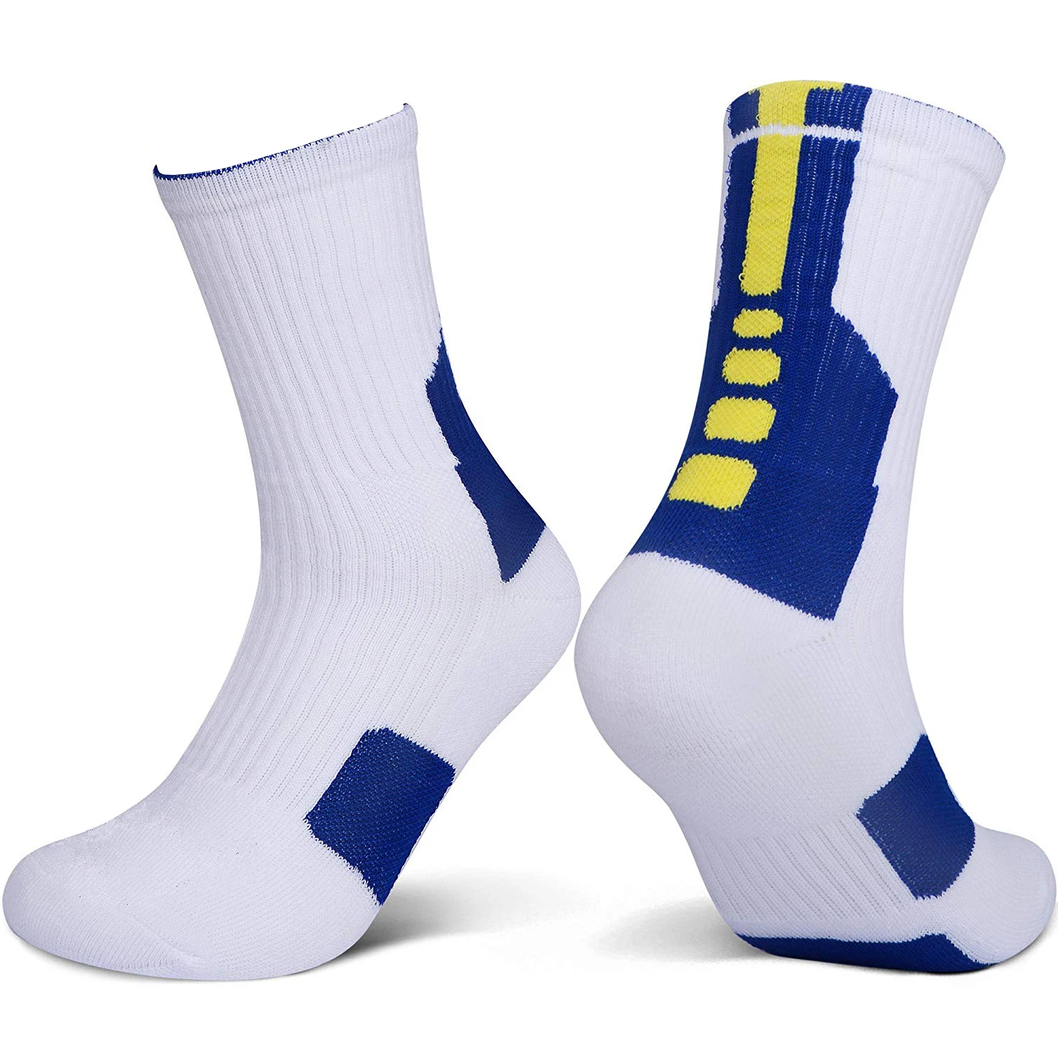 Chaussettes de Sport respirantes pour hommes et femmes, chaussettes pour équipe d'athlétisme, de marche, de course à pied, de Compression longue