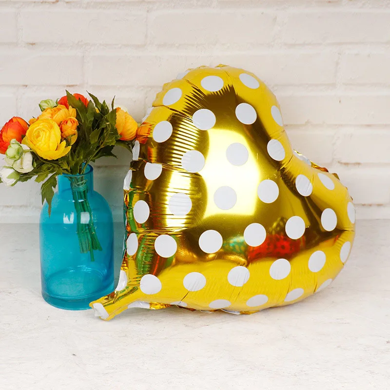 18 Cal rozkloszowana spódnica miłość balon aluminiowy biedronka rozkloszowana spódnica okrągły balon układ urodzinowy świąteczna zabawka dla dzieci