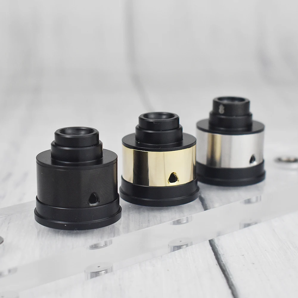 

Legacy II 22mm rda vape with bf pin Single Coil 316ss Rebuildable tank Atomizer with 24mm Beauty Ring vs Haku Venna V2 RDA tank