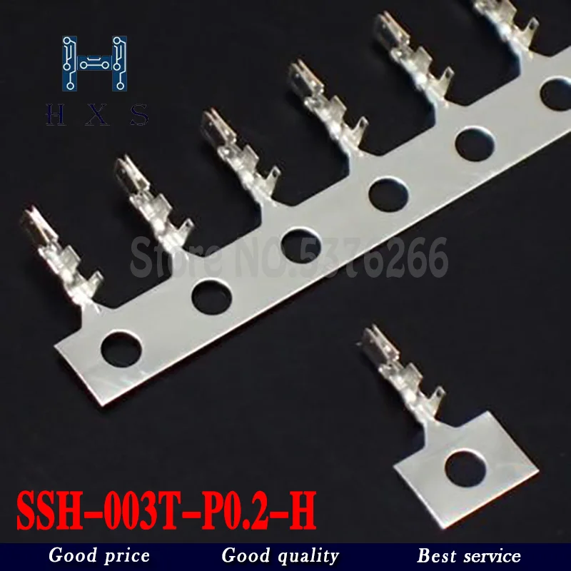 

50PCS JST connector SSH-003T-P0.2-H terminal pin wire gauge 28-32AWG