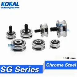 10PCS/lot Transmission Eccentric Wheel With Free Fixing Screws Double Row Miniature Pulley BEARING SG10 SG15 SG20 SG25 SG66