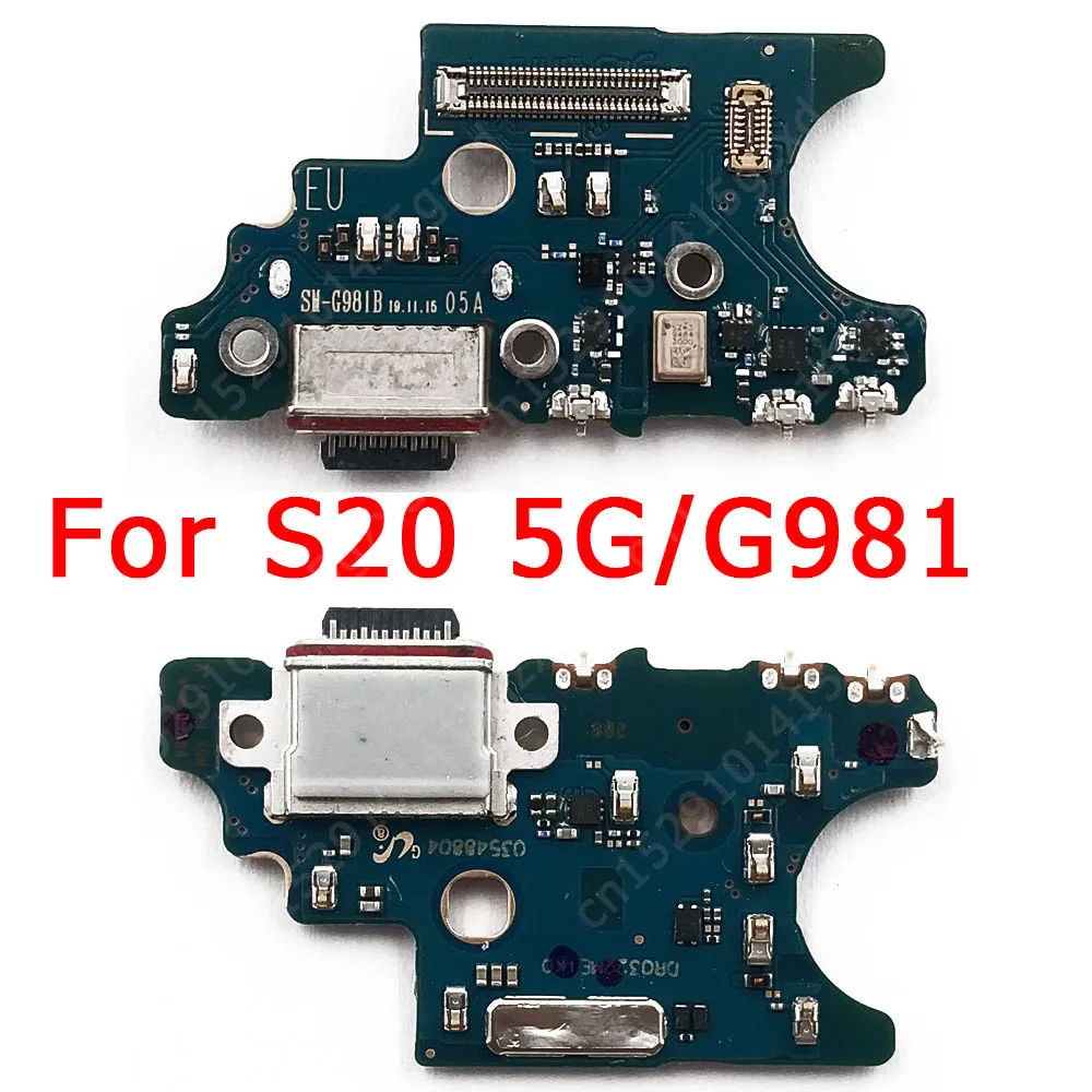 Charge Board For Samsung Galaxy S20 Plus FE Ultra G980 G981 G985 G986 G988 G780 G781 Charging Port Pcb Usb Connector