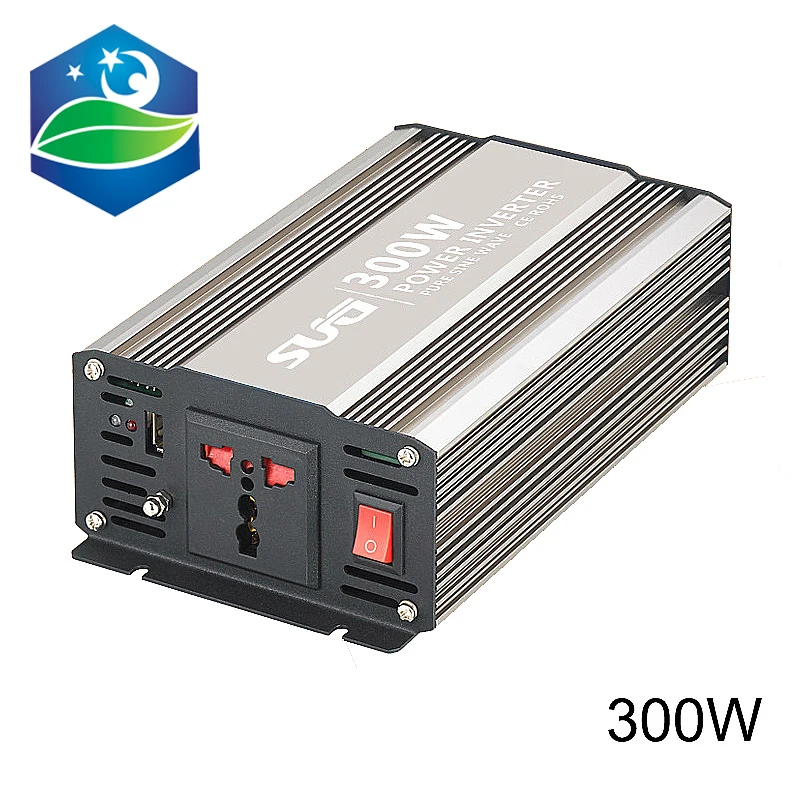 300W pure sine wave solar power inverter DC 12V 24V to AC 110V 220V digital