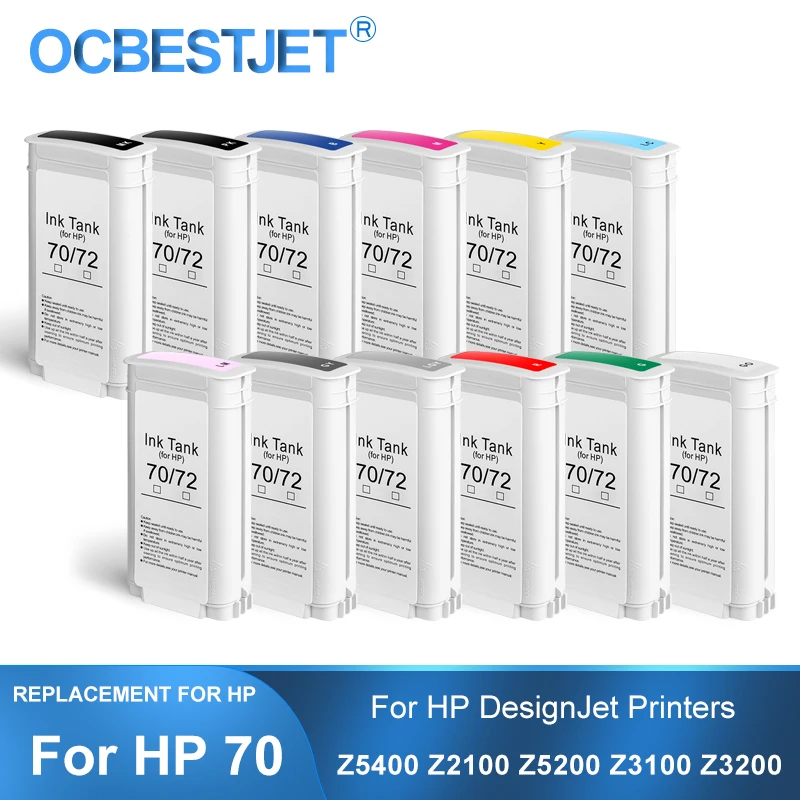 مُحَسِّن الحبر المُتوافق مع HP70: تقييم شامل لكارتريج الحبر البديل لطابعات HP DesignJet Z2100 وZ3100 وZ3200 وZ5200 وZ5400