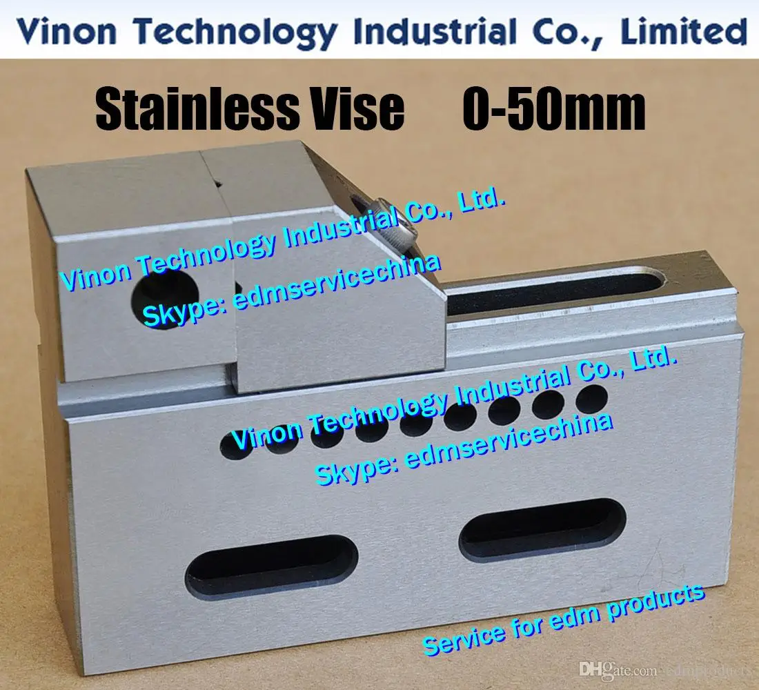 Max Open:0-50mm Stainless Vise VS50, EDM GRINDING VISE hold 50mm for edm machine, precision vise of stainless for EDM