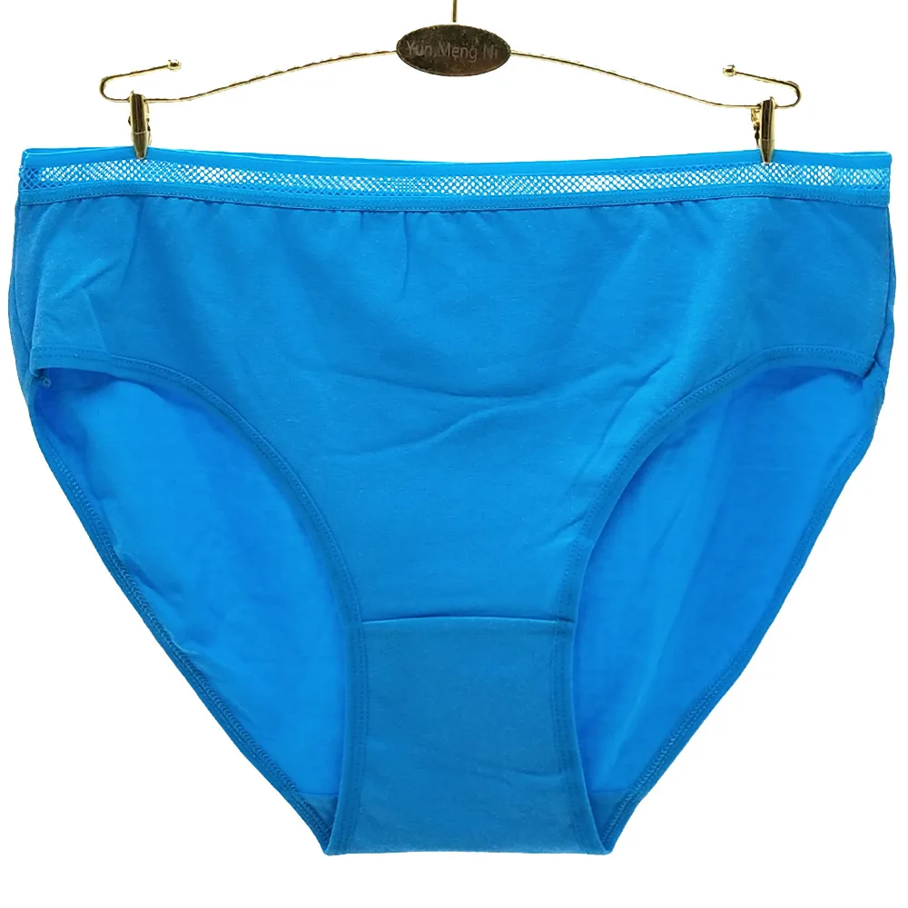 Hot Selling 1pc/Lot 2XL/3XL/4XL Women\'s Underwear Large Lady Briefs Big Yards Plus-size Mommy Panties Middle Cotton 89379