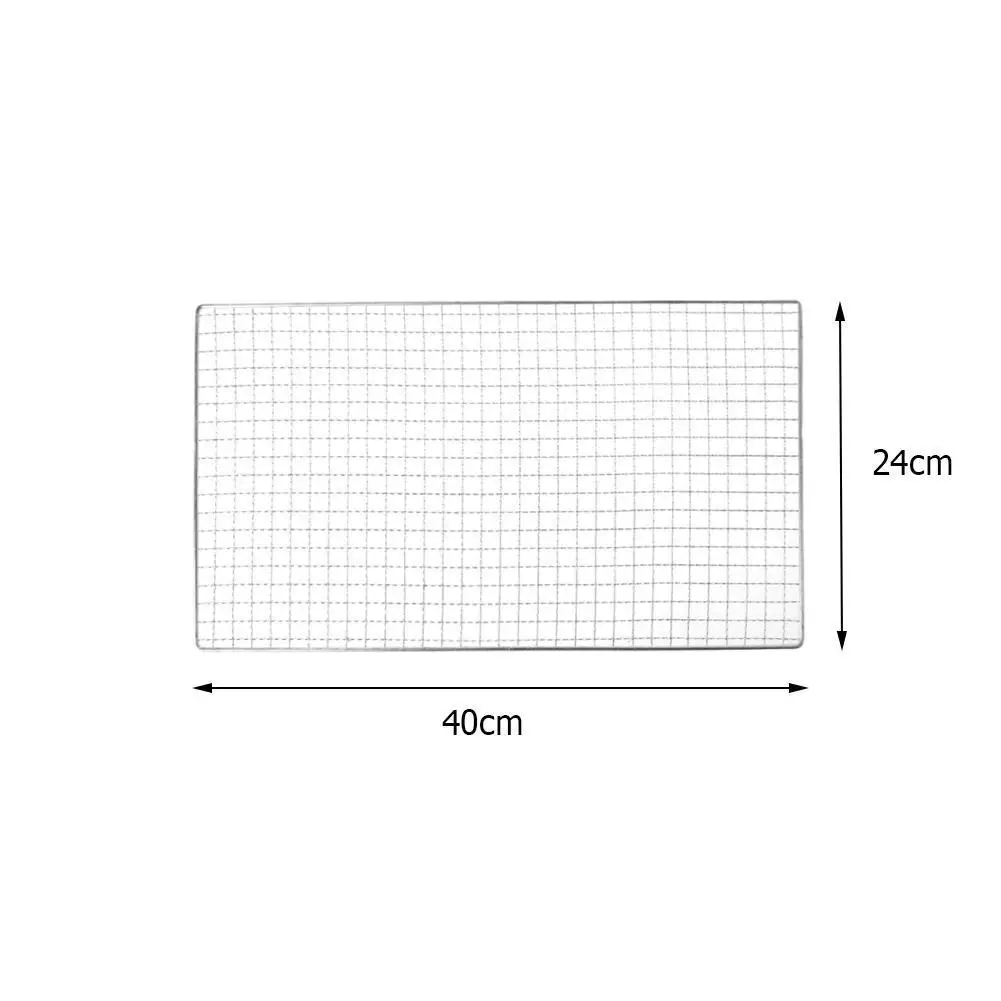 

Квадратная решетка для барбекю, кухонный квадратный гриль для барбекю, Стальная Сетчатая решетка, рама для охлаждения выпечки, плоская сетка для цыплят и уток