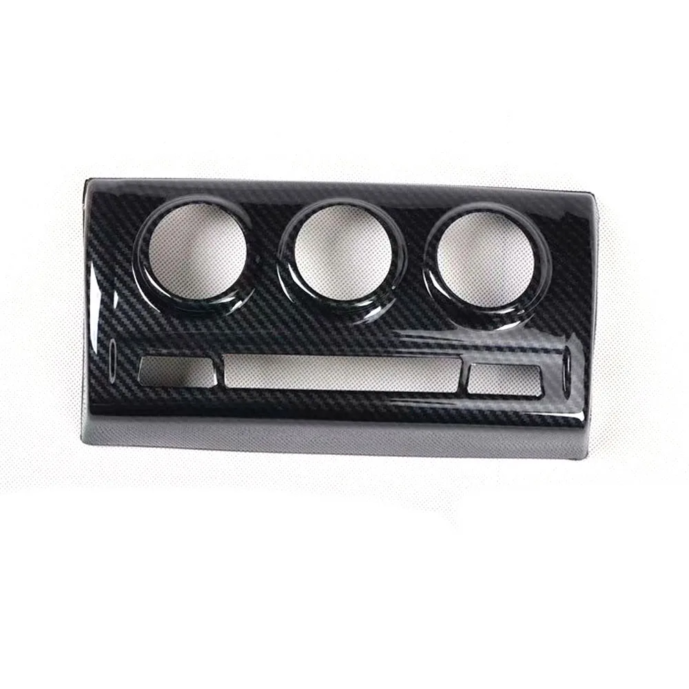 For Toyota Vios FS Yaris L 2016-2020 Car Dashboard Air Conditioner Adjust Switch Button Panel Frame Cover Trim ABS Styling