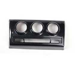 For Toyota Vios FS Yaris L 2016-2020 Car Dashboard Air Conditioner Adjust Switch Button Panel Frame Cover Trim ABS Styling