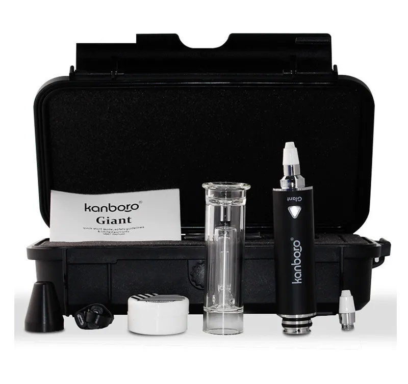 Оригинальный гигантский электронный испаритель Kanboro в виде ручки, керамическая катушка, стеклянный фильтр для воды, испаритель для сухой травы