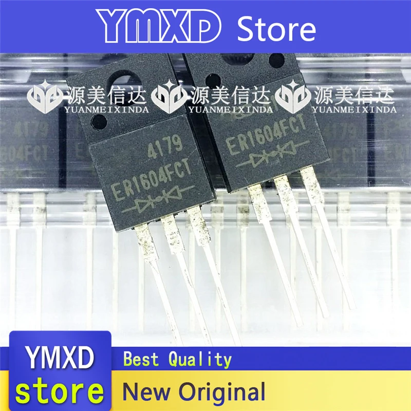 10pcs/lot New Original ER1604FCT 16A 400V In-line TO-220F Fast Recovery Diode In Stock