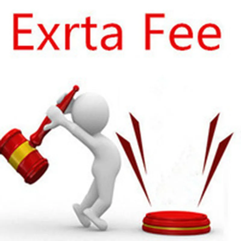 

Extra Fees for The Shipping Method or Customization Fees