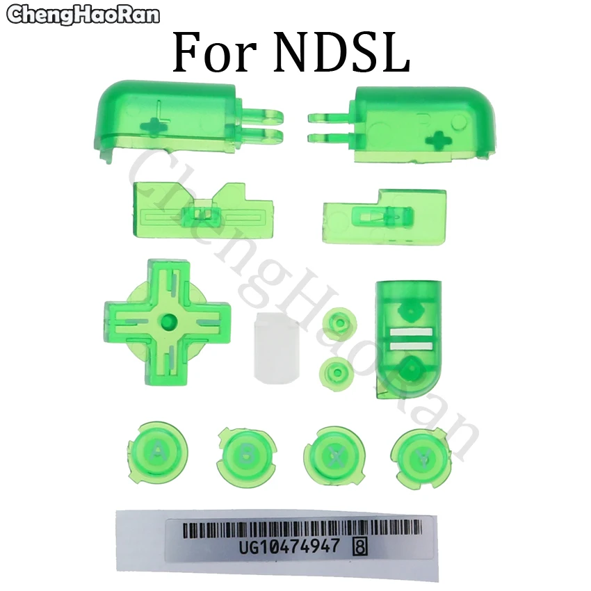 Chenghaئران ل نينتندو ل NDSL وحدة التحكم مجموعة زر كامل ABXY L R D الوسادة الصليب زر و المطاط موصل زر 11 ألوان