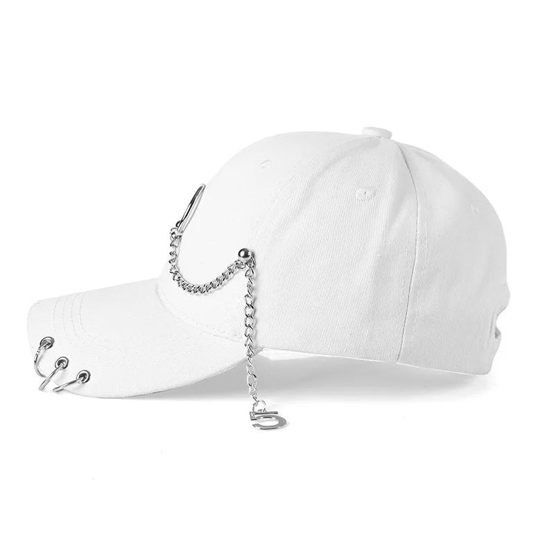 Ring chain Skull Embroidery Snapback Fashion Sports Hats Panama Unisex Cotton Outdoor Baseball Cap For Men & Women Cap