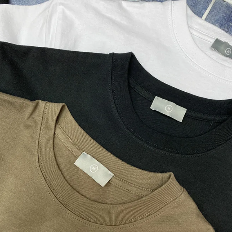 2021SS Little Bear Logo T Shirt Men Women High Quality Heavy Fabric Tee Alien Invasion Style Short Sleee Tops