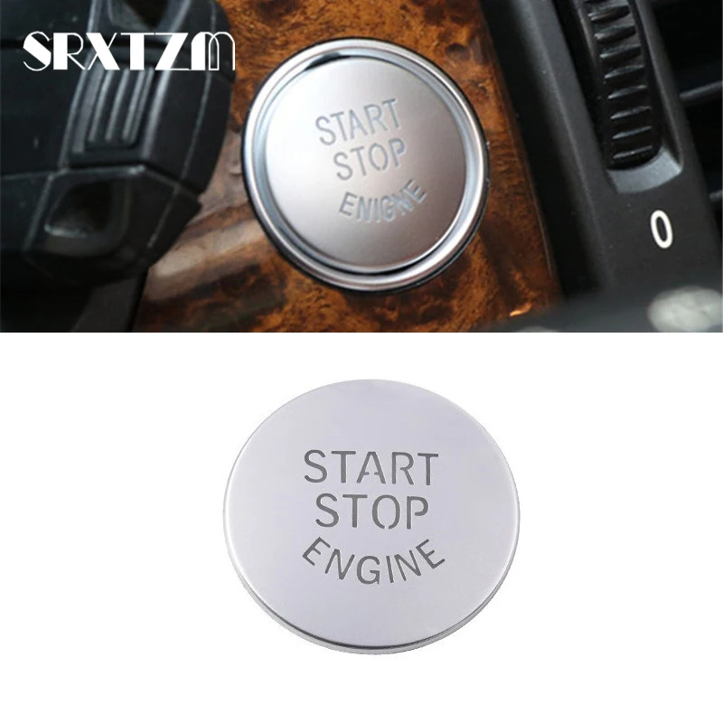 Car Stickers For Bmw X5 X6 E70 E71 X5m X6m Engine Start Stop Button Ignition Device Cover