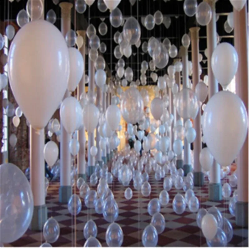 5/10/12Inch  Birthday Party Baby Shower Decoration Anniversary Transparent Latex Balloons